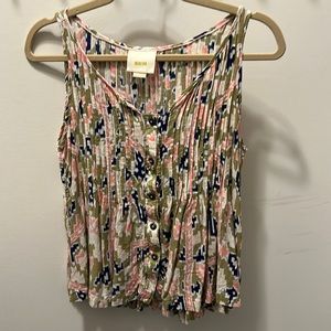 Beautiful tank shirt.  Size 4.  From Anthropology